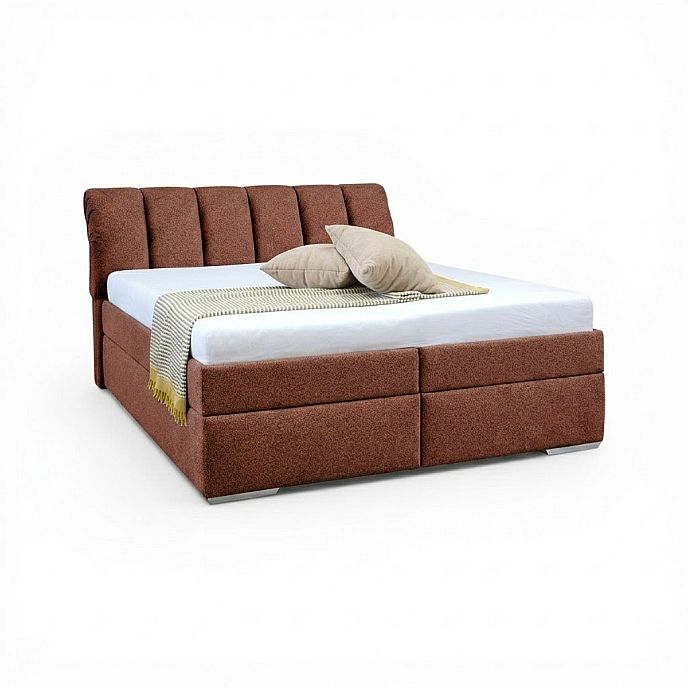 Postel MINETA PLUS 2 180cm, s roštem a s úložným prostorem