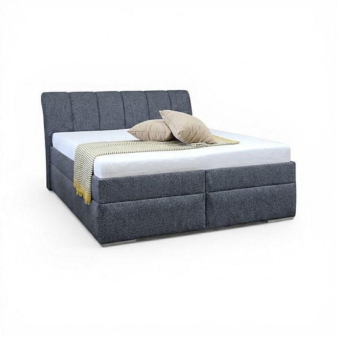 Postel MINETA PLUS 2 180cm, s roštem a s úložným prostorem