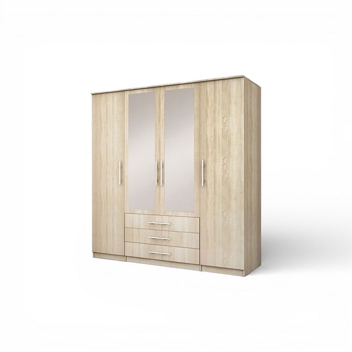 Skříň ROMA LUX 4 šatní, 200cm