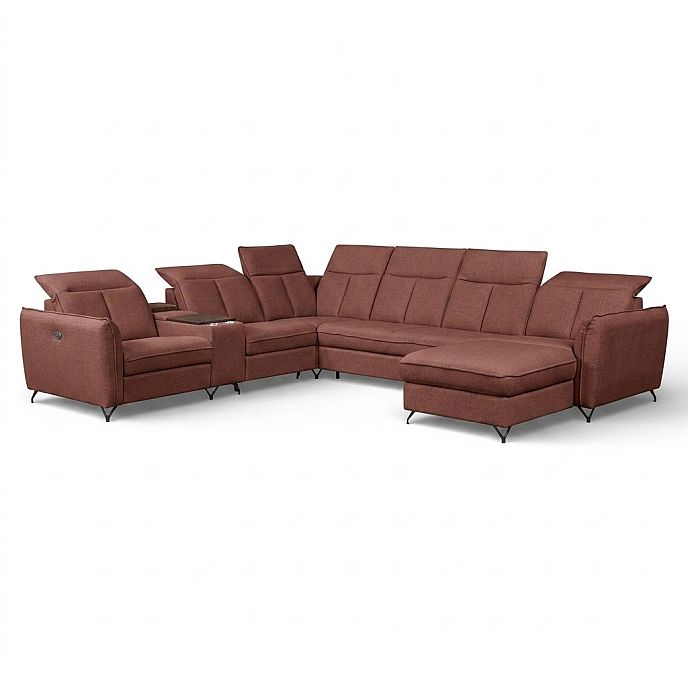 Sedací souprava ROSSO OT-2F-R-1-BR-1E