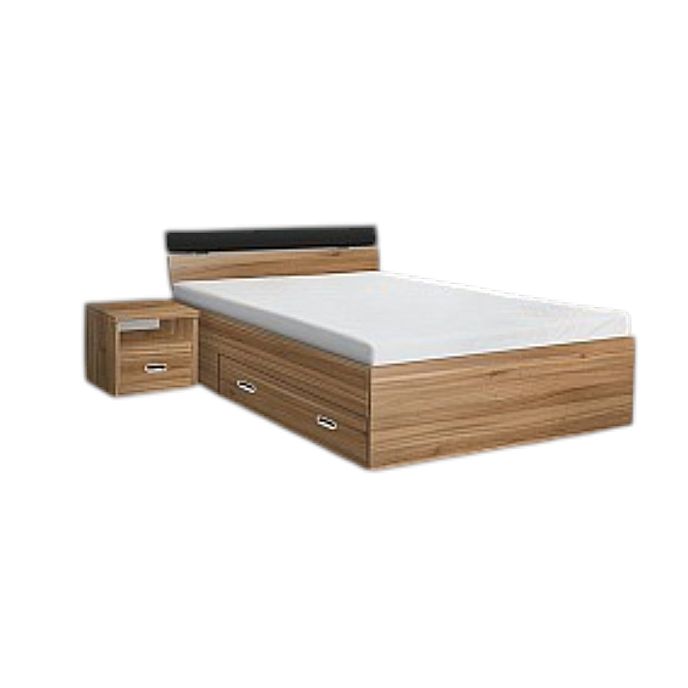 Postel MARI 120cm, s roštem a s úložným prostorem