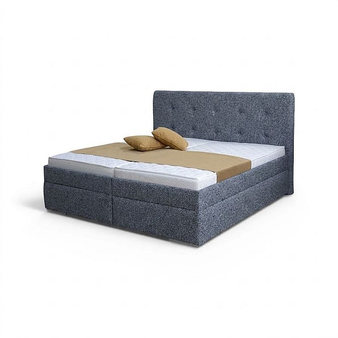 Postel INGRIDA 2 160cm, s roštem a s úložným prostorem