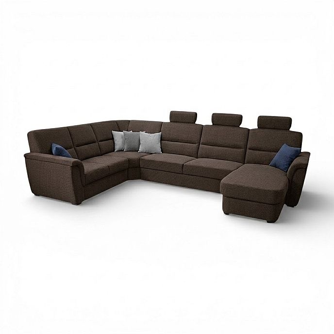 Sedací souprava SAMANTA LUX B2U-VROH-3SRHm-DU+3x záhlavník