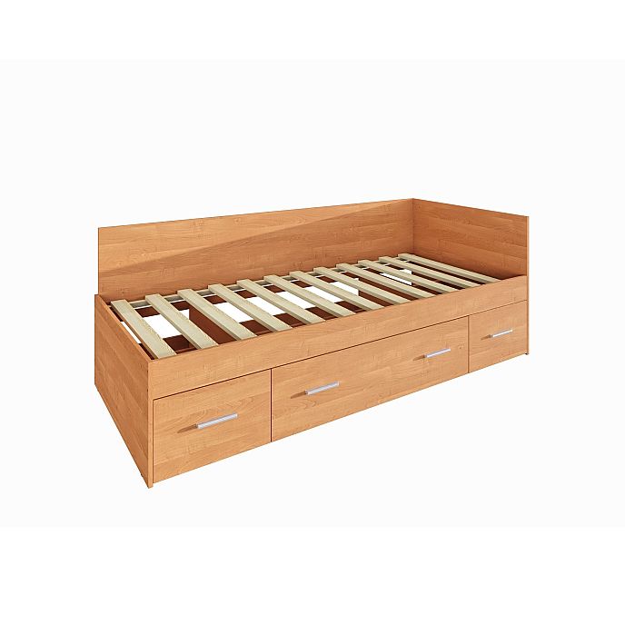 Postel RANGO (R) 90cm, s roštem a s úložným prostorem - lamino 16 mm