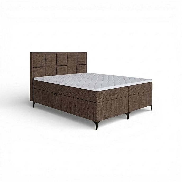 Postel VENICE 180cm, s matracemi, s roštem a s úložným prostorem