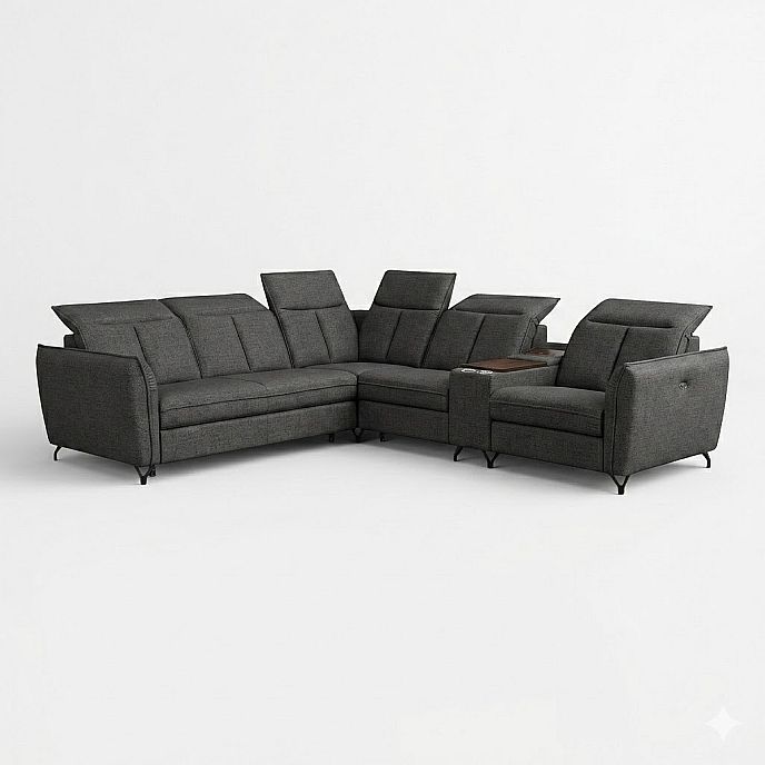 Sedací souprava ROSSO 2F-R-1-BR-1E