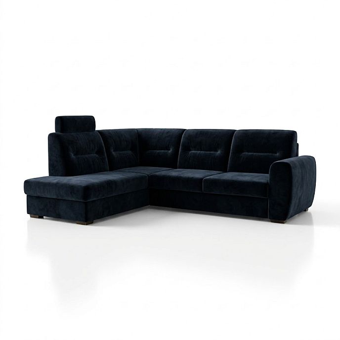 Sedací souprava RADANA LUX DM-ROH-2R-B+ZÁHLAVNÍK