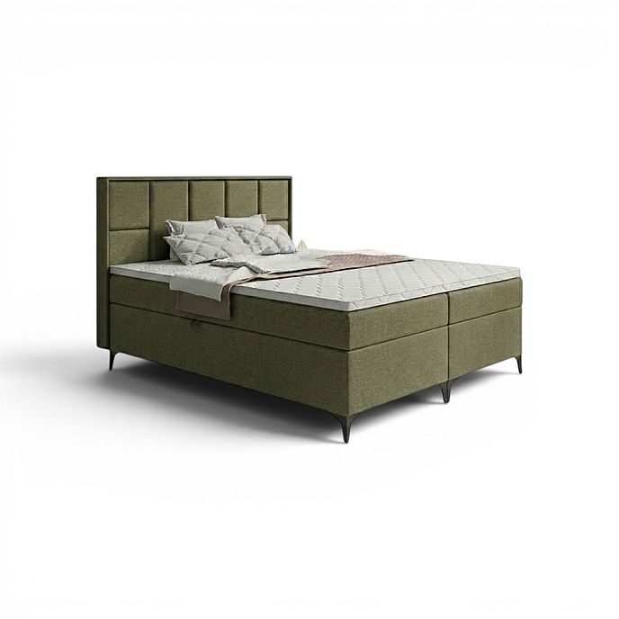 Postel VENICE 140cm, s matracemi, s roštem a s úložným prostorem