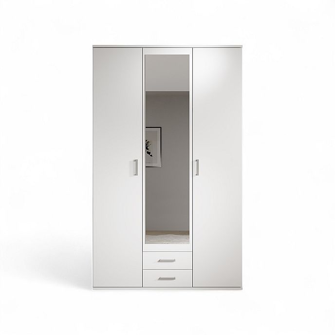 Skříň KAREL 3D2Z šatní, 120cm
