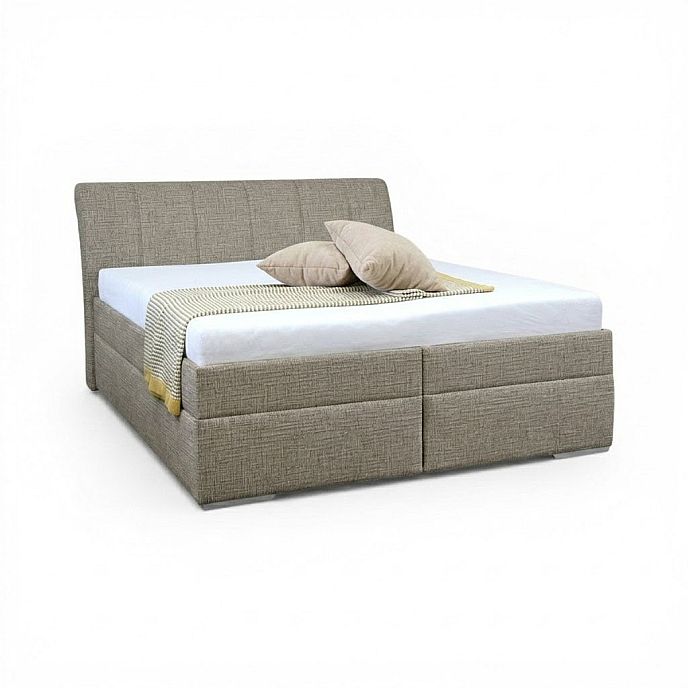 Postel MINETA PLUS 2 160cm, s roštem a s úložným prostorem