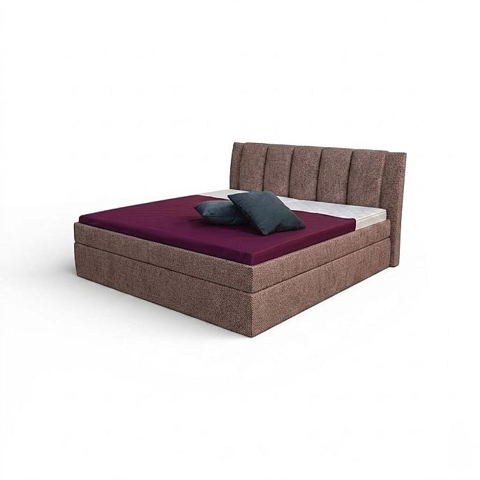 Postel BIBIANA 2  PV 140cm, s roštem a s úložným prostorem