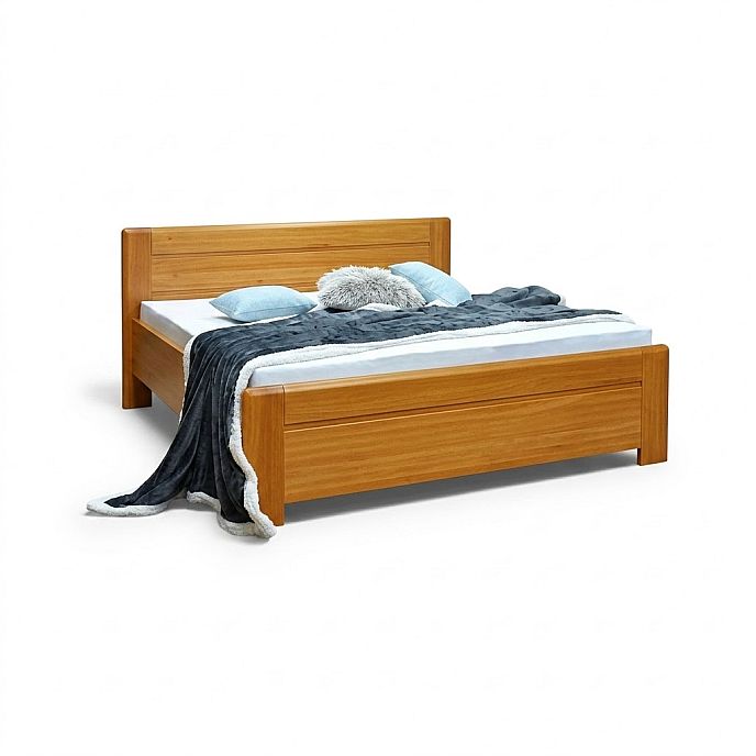 Postel ELZA 2 160cm, s roštem a s úložným prostorem