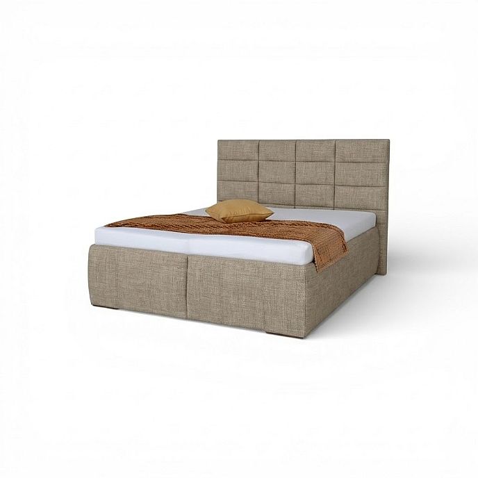 Postel ELIN 2 180cm, s roštem a s úložným prostorem + plynové vzpěry