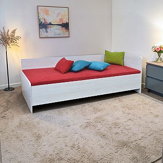 Postel TOBY 90cm, s roštem a s úložným prostorem