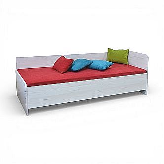 Postel TOBY 110cm, s roštem a s úložným prostorem