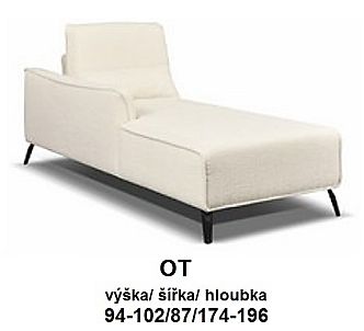 Sedací souprava MODUS OT-2E-R-1,5