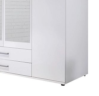 Skříň KAREL 4D2Z šatní, 159cm