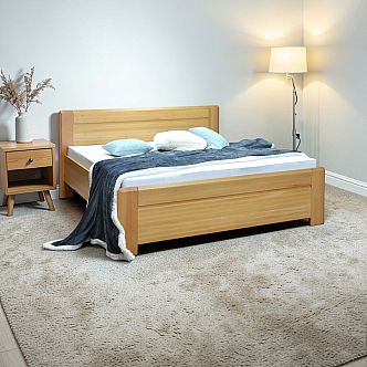 Postel ELZA 2 160cm, s roštem a s úložným prostorem