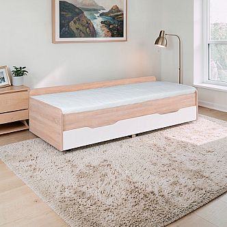 Postel TWINS s přistýlkou 90cm, s matracemi a s roštem