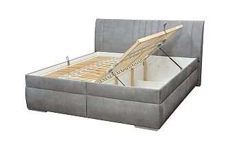 Postel INEZA 2 180cm, s roštem a s úložným prostorem