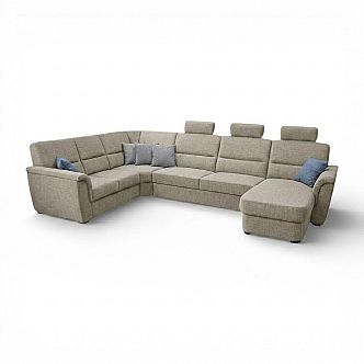 Sedací souprava SAMANTA LUX B2U-VROH-3SRHm-DU+3x záhlavník