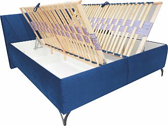 Postel LEA 160cm, s roštem a s úložným prostorem