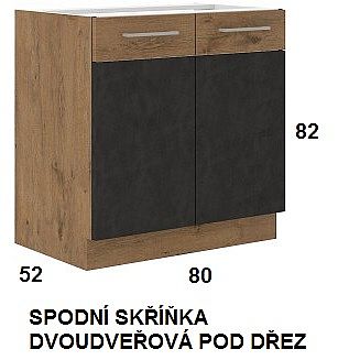 Kuchyňská linka VIGO MATERA 260 cm