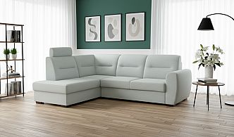 Sedací souprava RADANA LUX DM-ROH-2R-B+ZÁHLAVNÍK