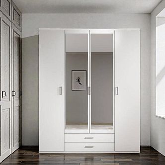 Skříň KAREL 4D2Z šatní, 159cm