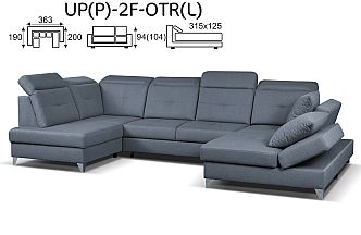 Sedací souprava ORANGE UP-2F-OTR