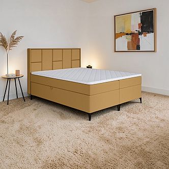 Postel VENICE 180cm, s matracemi, s roštem a s úložným prostorem