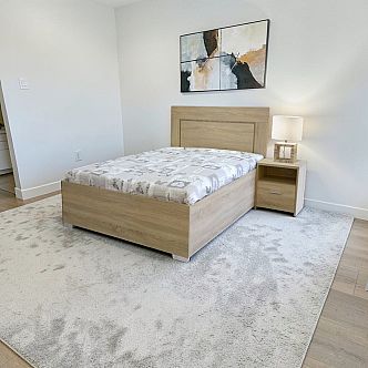 Postel DAXTON 2K 90cm, s roštem a s úložným prostorem