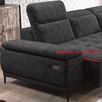 Sedací souprava FOX L - elektrický výsuv