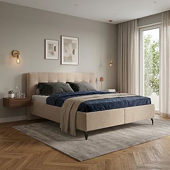 Postel SONATA 180cm, s roštem a s úložným prostorem.