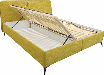 Postel DOROTA 2 160cm, s roštem a s úložným prostorem