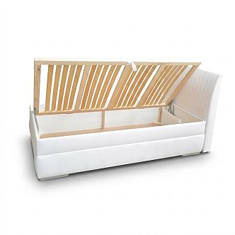 Postel LIANA 2 110cm, s roštem a s úložným prostorem