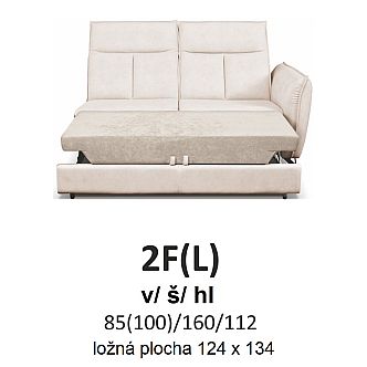 Sedací souprava ROSSO 2F-R-1