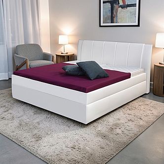 Postel BIBIANA 2 160cm, s roštem a s úložným prostorem