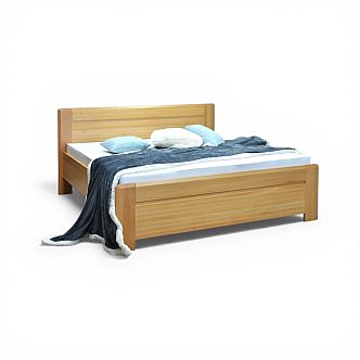 Postel ELZA 2 160cm, s roštem a s úložným prostorem