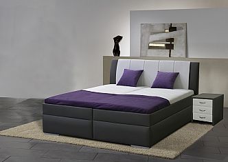 Postel BIBIANA 2 160cm, s roštem a s úložným prostorem