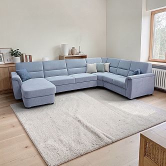Sedací souprava SAMANTA LUX DU-3SRmH-VROH-2uB