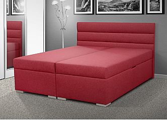 Postel BONERO 160cm, s matracemi, s roštem a s úložným prostorem