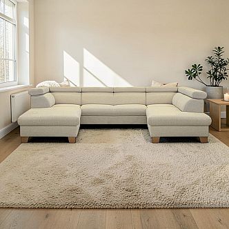 Sedací souprava TAMPA LONGCHAIR-2F-UMBE