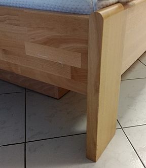 Postel TIBOR 2 180cm, s roštem a s úložným prostorem