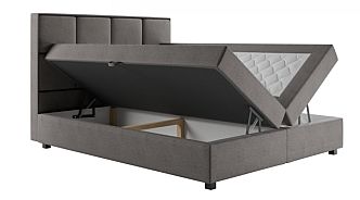 Postel FLORENCE 180 cm, s matracemi, s roštem a s úložným prostorem