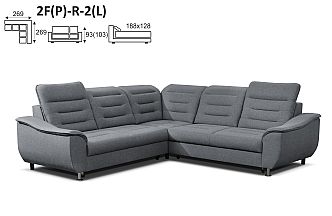 Sedací souprava BALBOA 2F-R-2 (AKCE)