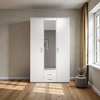 Skříň KAREL 3D2Z šatní, 120cm