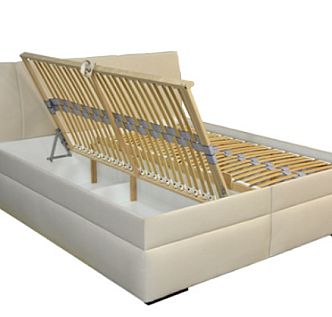 Postel BIBIANA 2 160cm, s roštem a s úložným prostorem