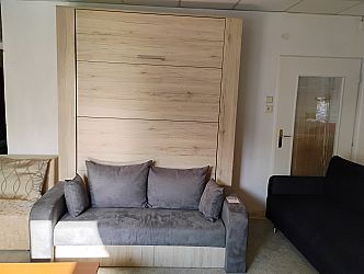 VS 1071P postel  výklopná s pohovkou 140cm, bez osvětlení