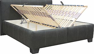 Postel LARI 2 180cm, s roštem a s úložným prostorem